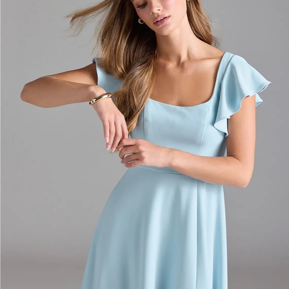 🪻Azazie Bondi
Lavender A-Line Ruffled Chiffon Dress NWT size 8